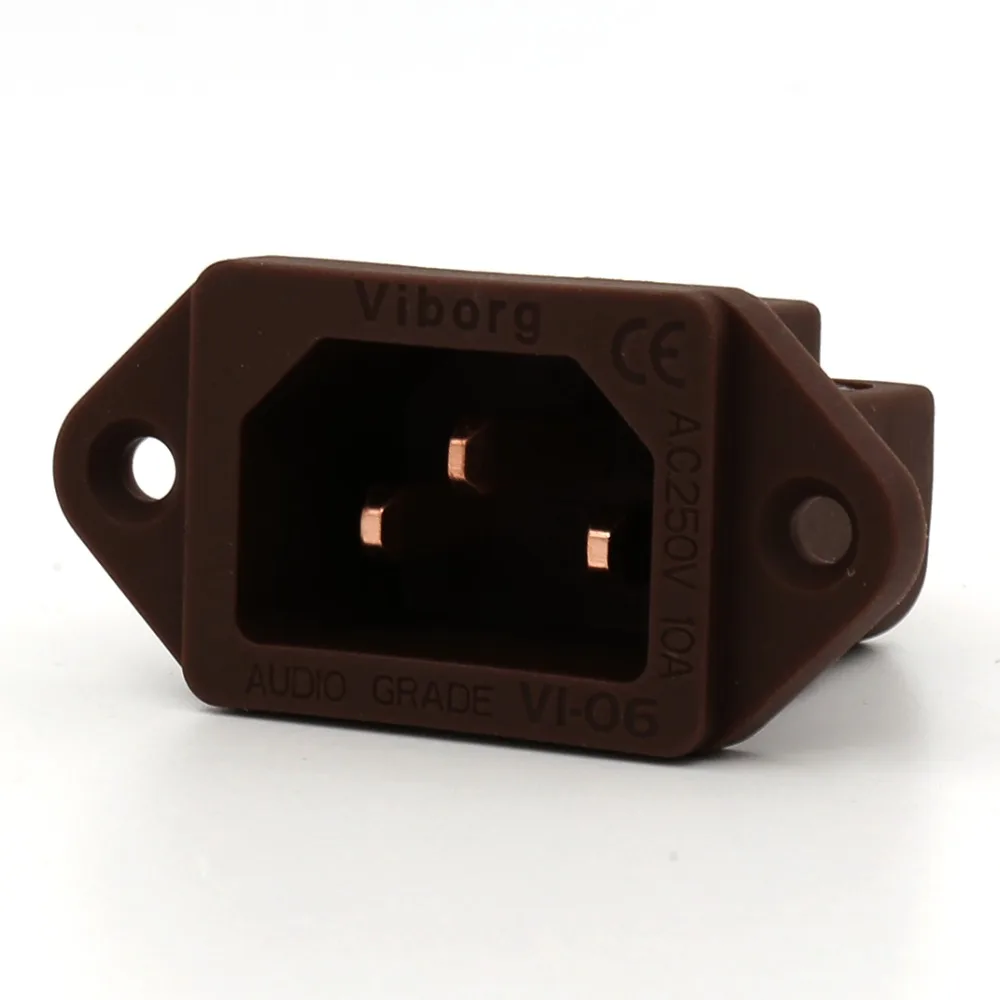 Viборг VI06CC чистый красный медный неприпой штепсельный Вход IEC|iec socket|inlet socketiec inlet |