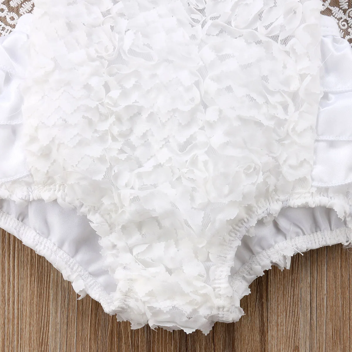 Новые летние милые белые кружевные боди из тюля с цветочным принтом для