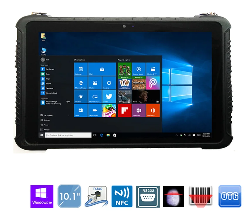 Китай Промышленный Прочный планшетный ПК сенсорный Windows 10 Pro 1 &quotжесткий