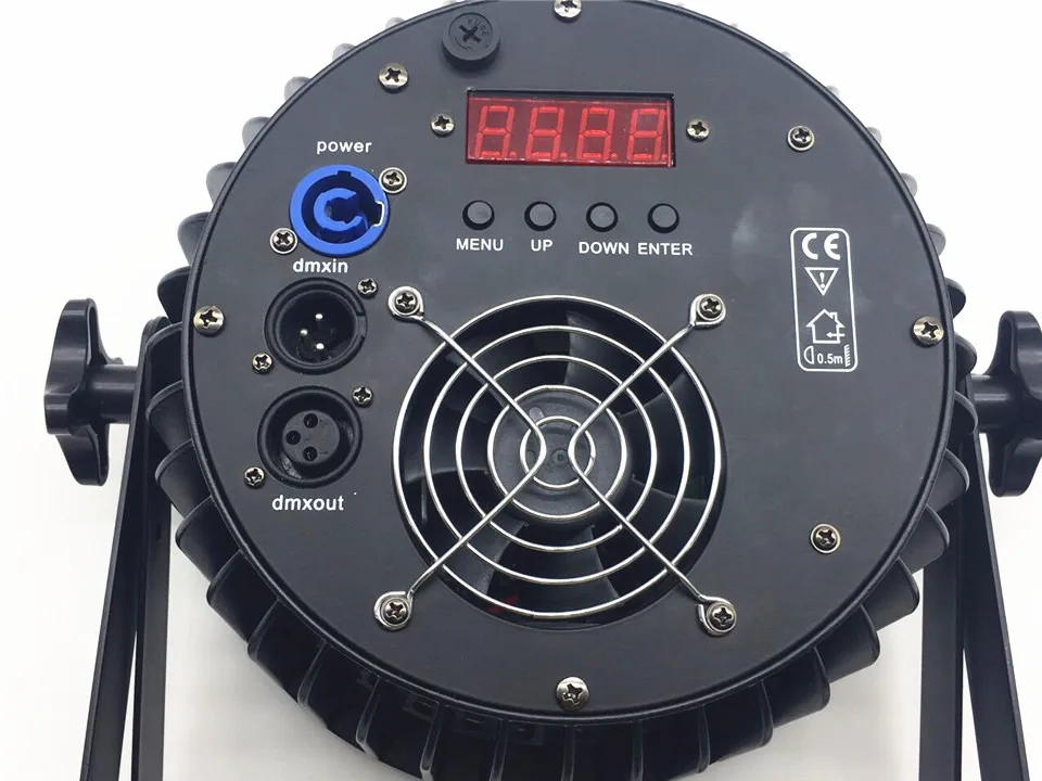 Светодиодный DJ Par 6в1 RGBWA UV 18X18 W светодиодный Par lata de Grado непроницаемый IP20 Aluminio Negro vivienda 90 V-240 V