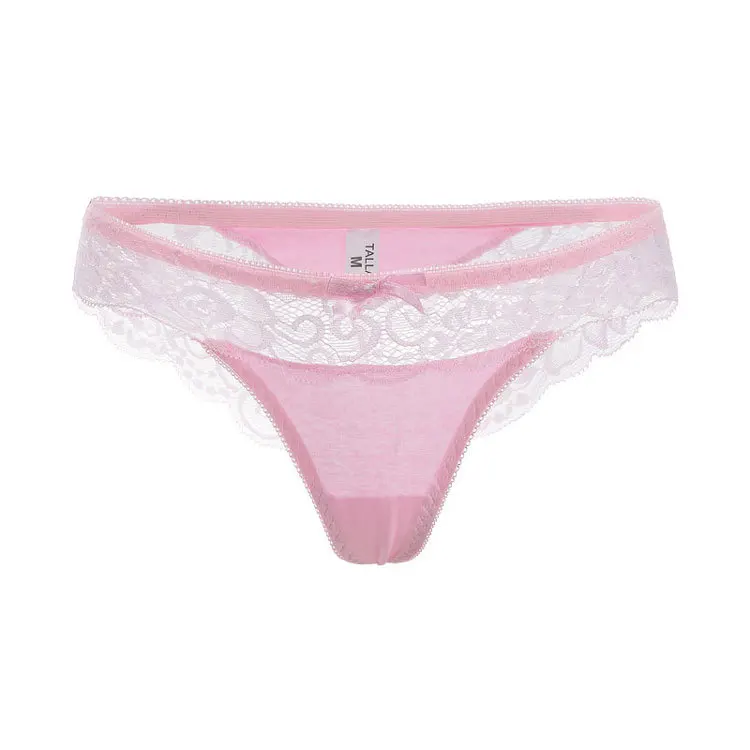Женские кружевные стринги с низкой талией сексуальное ажурное женское нижнее