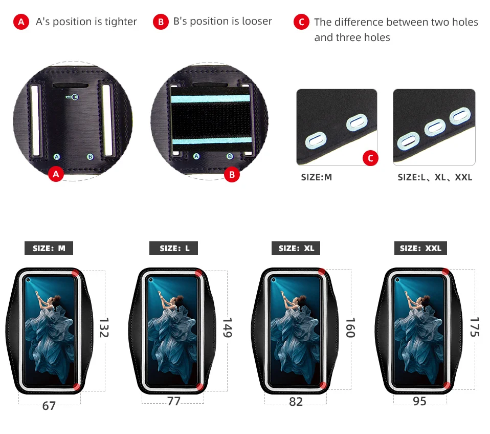 Универсальная спортивная сумка для бега для huawei Honor 20 Pro 9X 7X 8X View 20 Lite Honor 10 9 фитнес-упражнения на руку Защитная сумка для телефона
