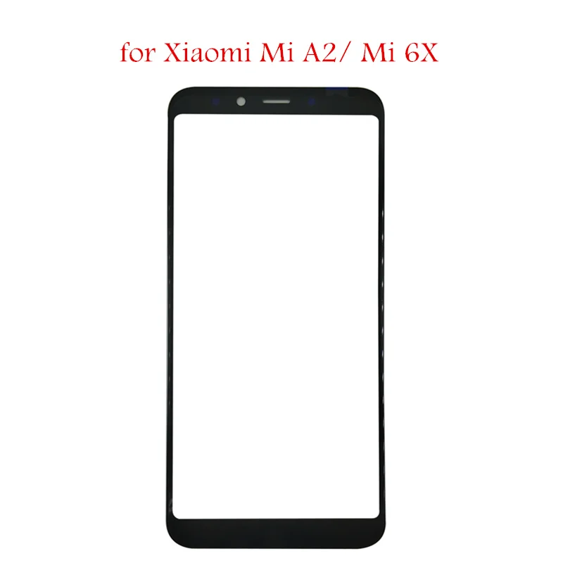 Сенсорная панель для Xiaomi Mi A2 стеклянная с сенсорным экраном 6X переднее внешнее