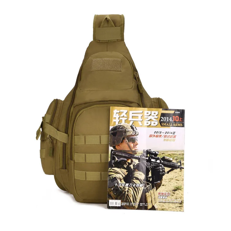 Нагрудная сумка в стиле милитари для мужчин большая дорожная нагрудная
