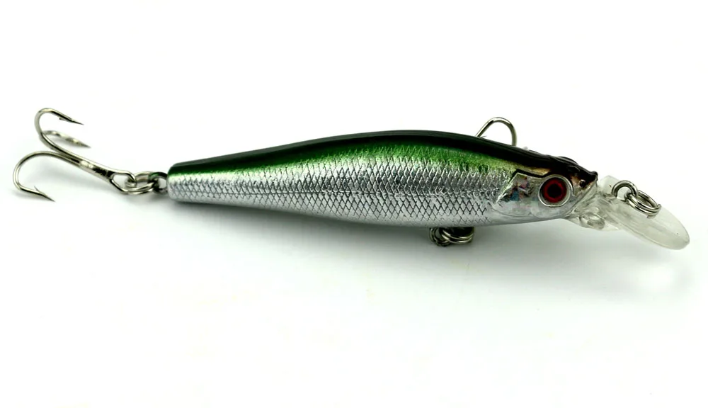 

HENGJIA fishing baits boat Minnow fishing Lures 100pcs 8.9G 8.5CM hard plastic wobblers crankbaits pesca bass fishing tackles