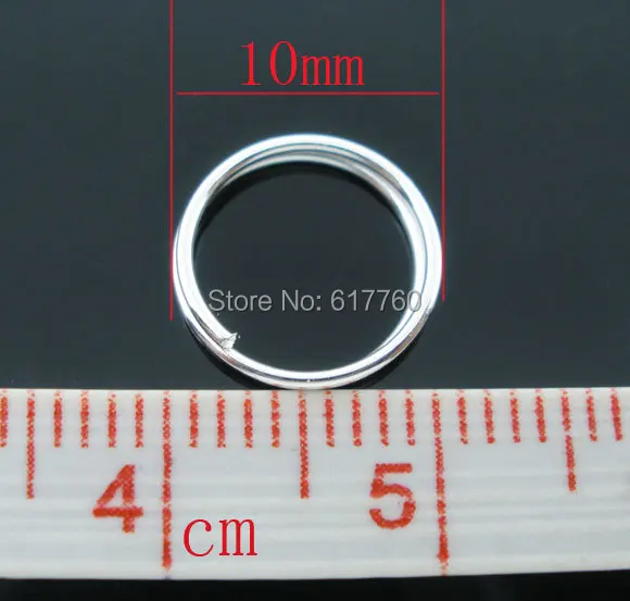 Бесплатная доставка! 500 шт посеребренные двойные петли Открытые переходные