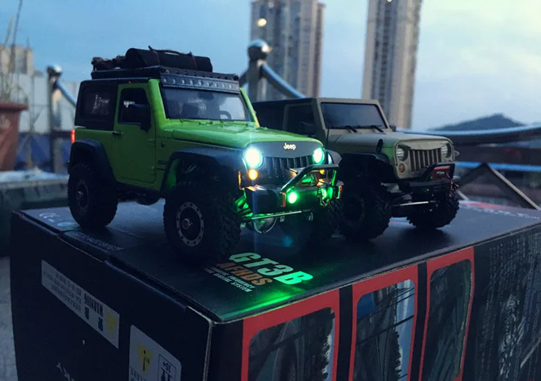 Ручная работа 1:35 RC Гусеничный модифицированный автомобильный модификация для 1/35 Orlando Hunter Wrangler внедорожный альпинистский автомобиль