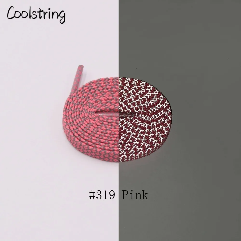 Официальный coolstring на плоской подошве 3M светоотражающие ночного бега Шнурки Кроссовки для бега полые защитные шнурки для Баскетбольная обувь 350 сапоги