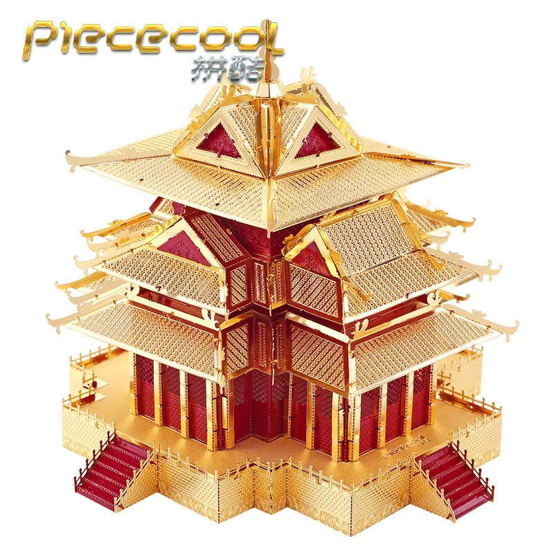 Оригинальные строительные модели Piececool The персональная башня запрещенного