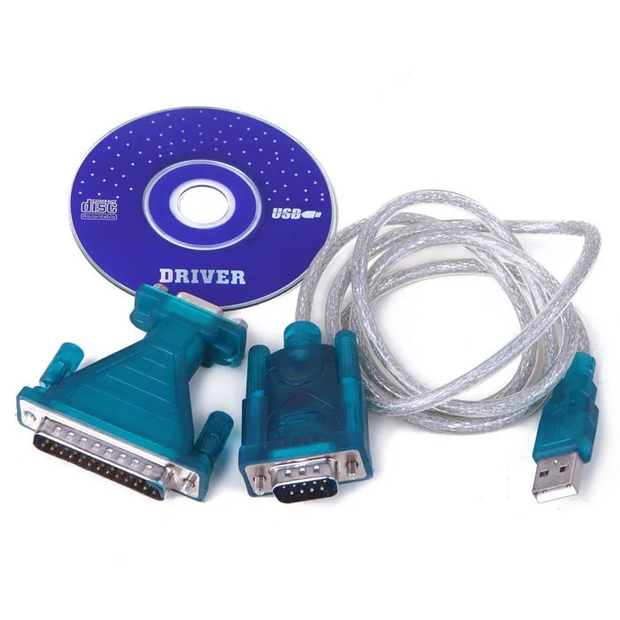 Кабель переходник с USB 2 0 на 9/25 Pin Serial RS232 DB9/DB25 для настольного компьютера|cable port|cable