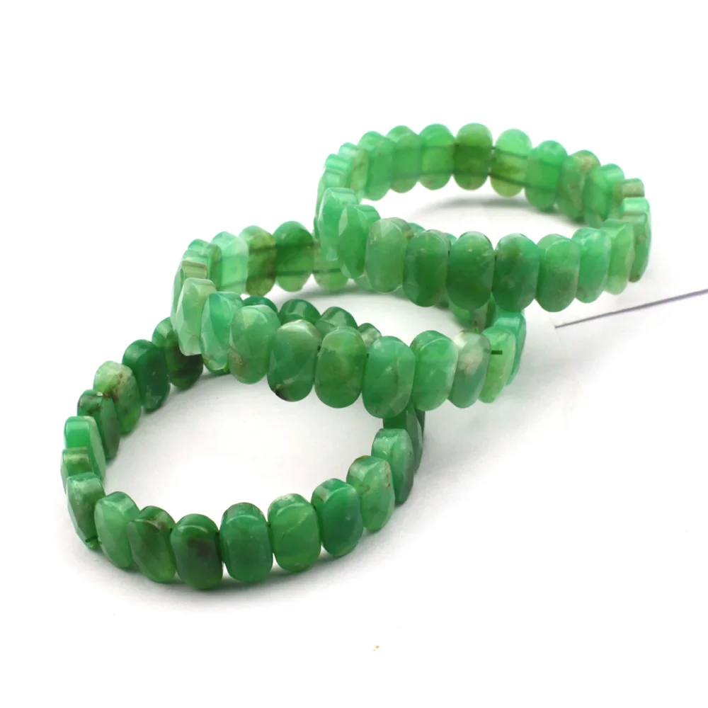 АА класса натуральный на хизопраз камень бусы браслет драгоценный сделай сам