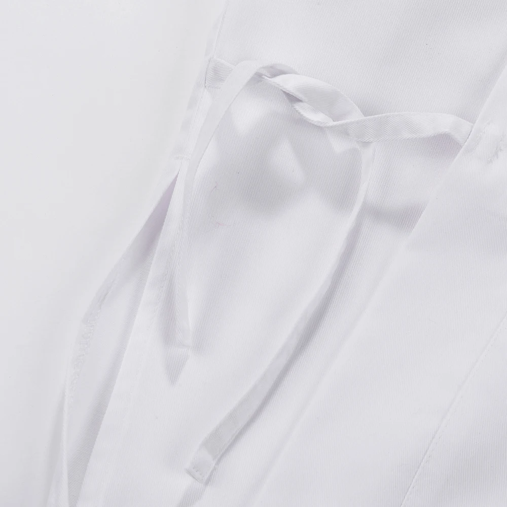 Женское и мужское дышащее пальто шеф повара с коротким рукавом Кухонное