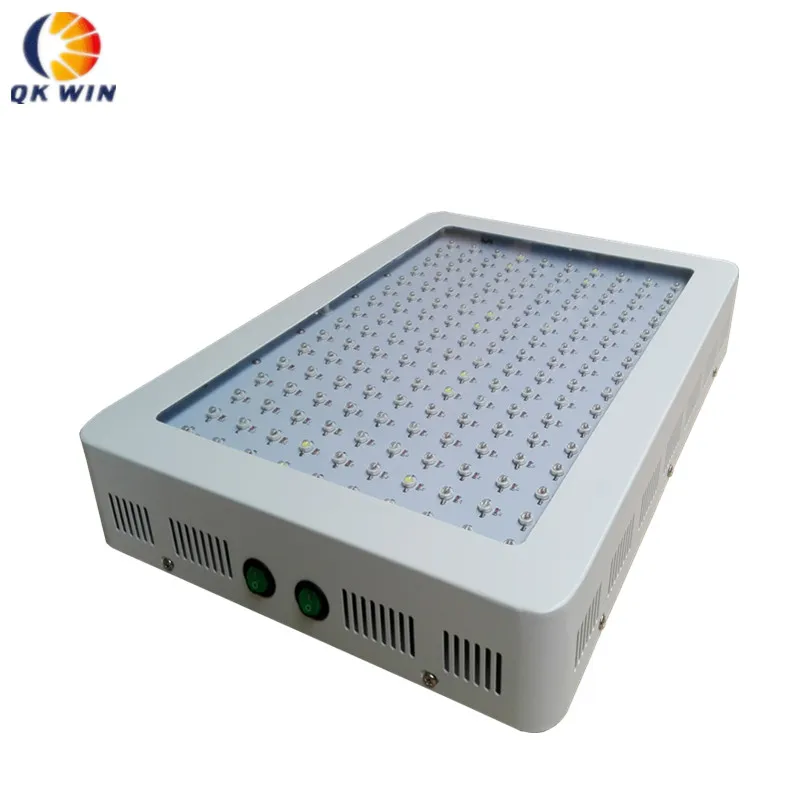 Qkwin Высокая Мощность 1600 Вт LED Grow Light 160x10 двойной чип 370 истинная мощность полный