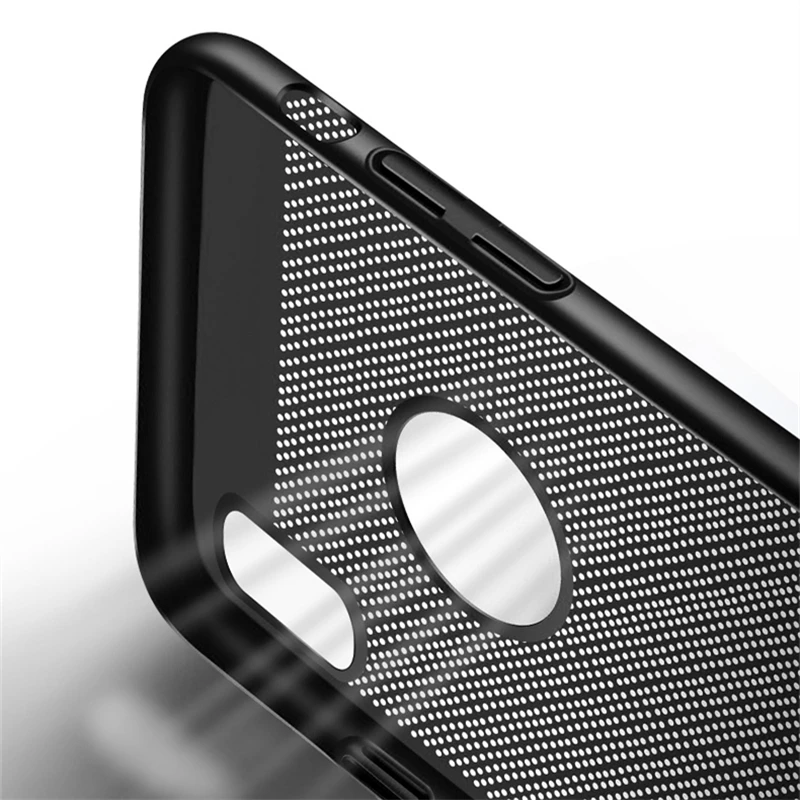 Ultra Slim Phone Case For iPhone 6 6s 7 8 Plus Hollow Heat Dissipation Cases Hard PC 5 5S SE Back Cover Coque |