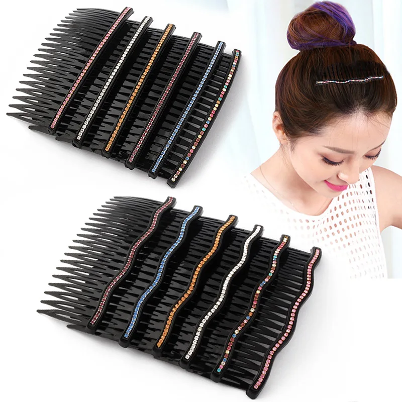 Elegance Crystal Rhinestone Metal Hair Comb Women Headwear Tiara Accessory Fashion Jewelry Wholesale | Украшения и аксессуары