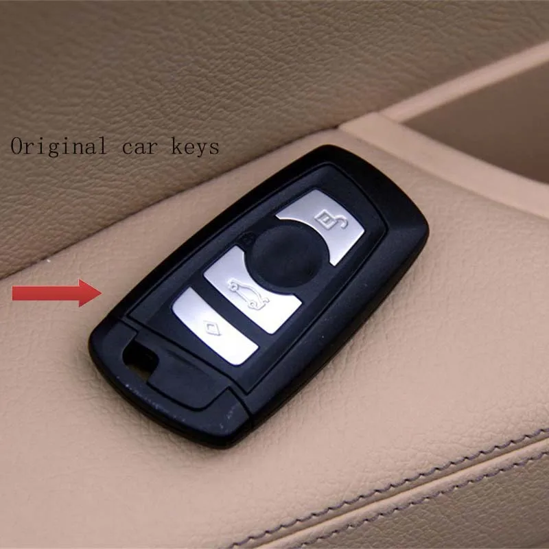 Высококачественный чехол для автомобильного ключа из натуральной кожи BMW 1/3 5series