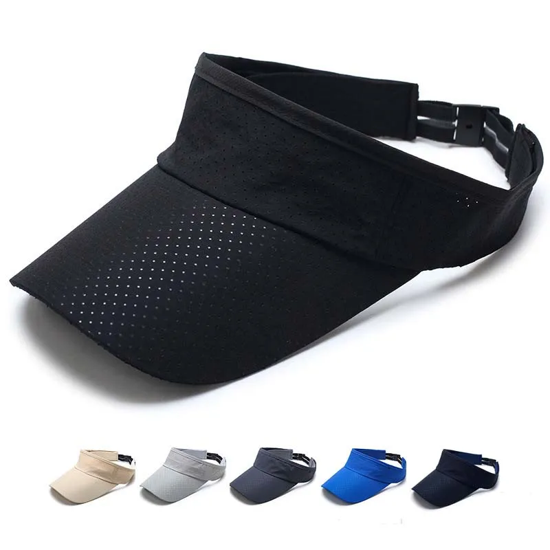 

EFINNY Visor Cap Men Women Summer Thin Mesh Portable Quick Dry Breathable Sun Hat Golf Tennis Sportswear