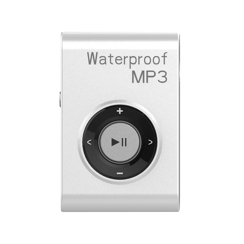 4 ГБ 8 ГБ Водонепроницаемый IPX8 Спортивный MP3 плеер петличный FM радио Плавание Серфинг Бег MP3 с наушниками под водой