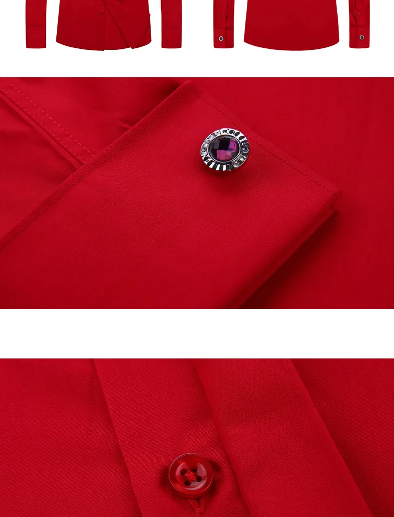 ORINERY Новое поступление французские мужские рубашки с запонками модный бренд с длинным рукавом Camisa Masculina платье рубашка Размер S-4XL