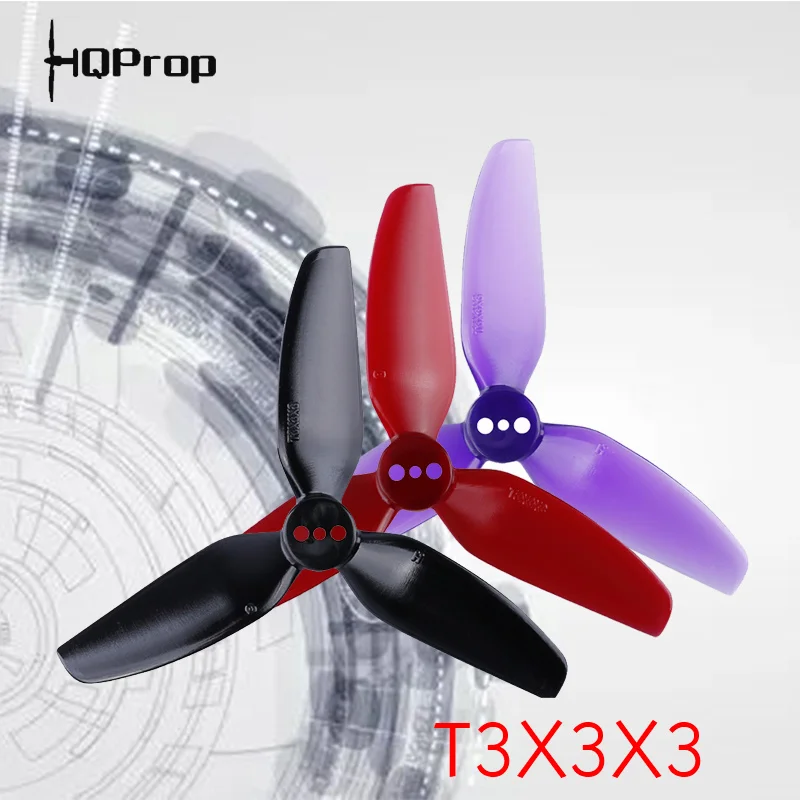 HQ T3X3X3 POPO 3030 3 дюйма лопасти/tri blade пропеллер prop совместимый T Motor двигатель для FPV