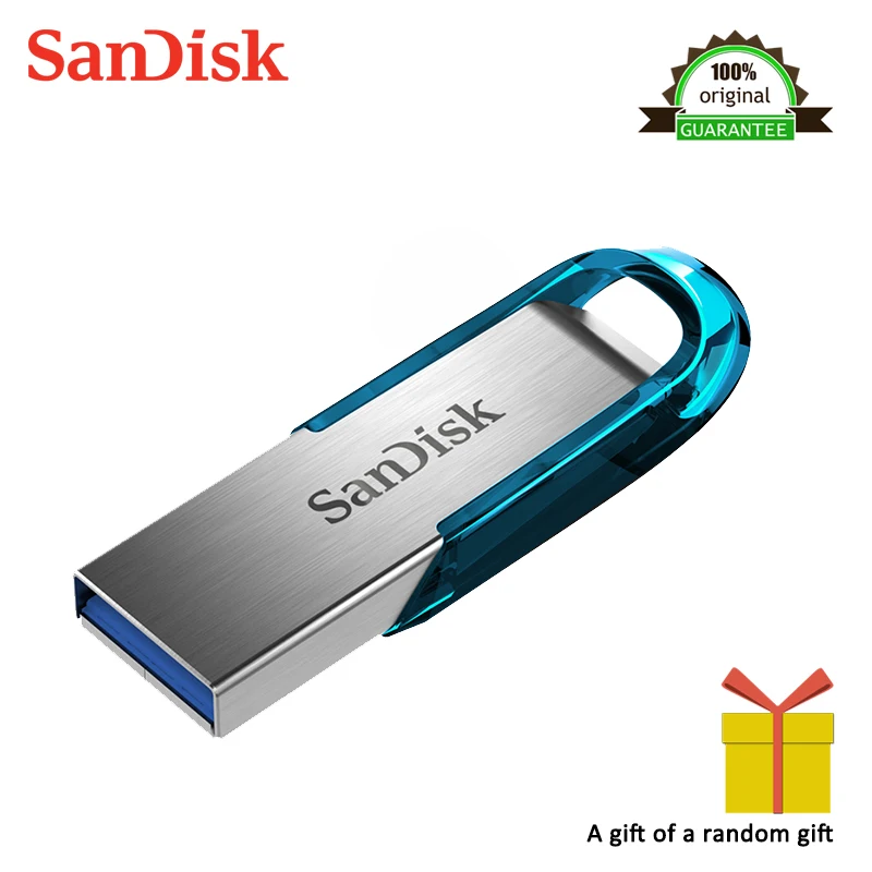 Двойной Флеш-накопитель SanDisk CZ73 USB3.0 флеш-накопитель 128 Гб 64 оперативной памяти 32