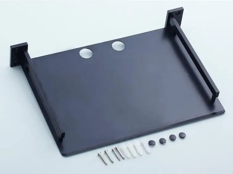 Одиночная настенная полка алюминиевая приставка для маршрутизатора|aluminium shelf|aluminum wall shelvesshelf bracket |