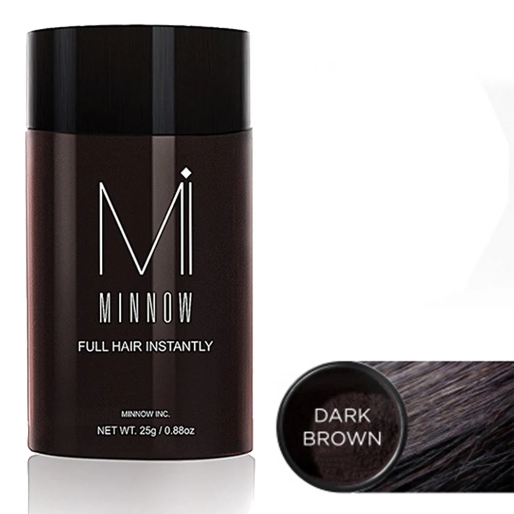 02 Dark Brown 9 цветов, 25 г, кератиновые волокна для волос, порошок для выпадения волос, консилер для волос, волоконные строительные волокна для салона, косметическое волокно TSLM2 - Цвет: 02 Dark Brown