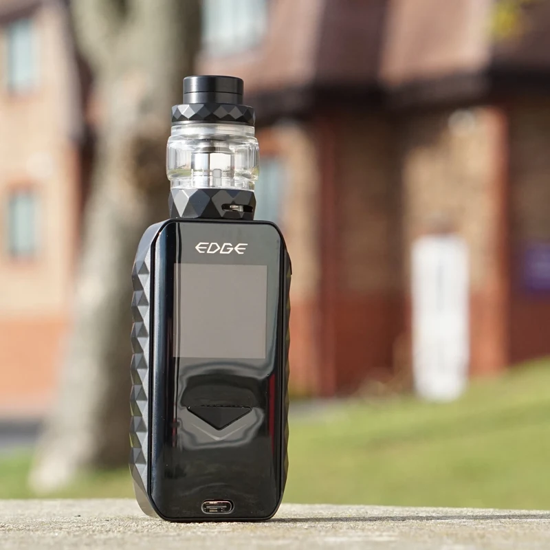 Оригинальный комплект Digiflavor Edge Vape 200 Вт TC Box Mod 5 мл Spectre Tank Digimesh Coil 0.2ohm Fit 18650 батарея