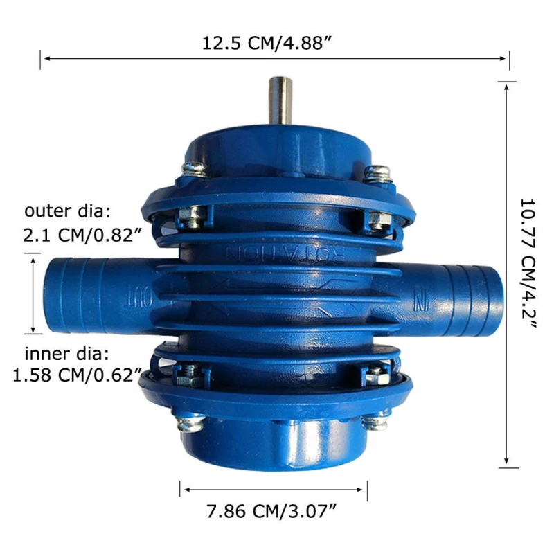 Бытовой центробежный насос новый мощный самовсасывающий ручной водяной с