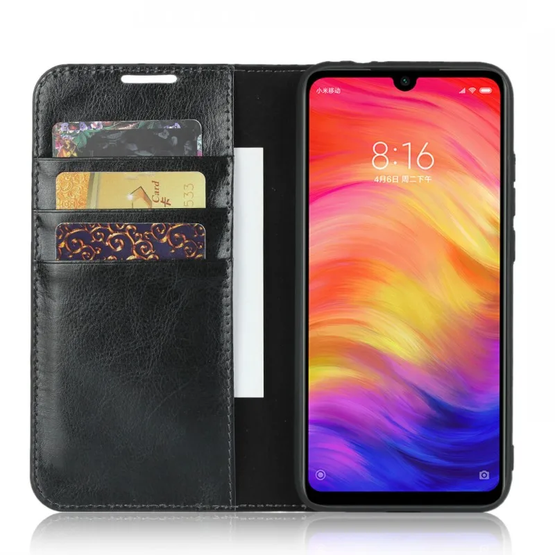 Модный чехол-кошелек на магните для телефона Redmi Note 7, кожаный чехол-книжка для Xiaomi Redmi Note 7 Pro, чехол-книжка с отделениями для карт