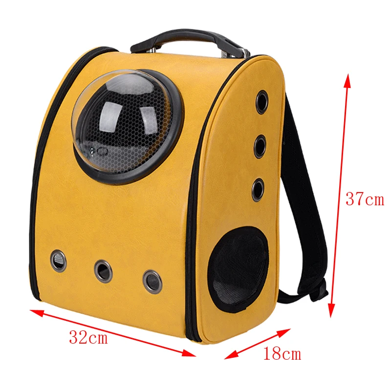 Дышащий Собак Pet Carrier Рюкзак Портативный Сумка Сетка Голову Двойной Плечо