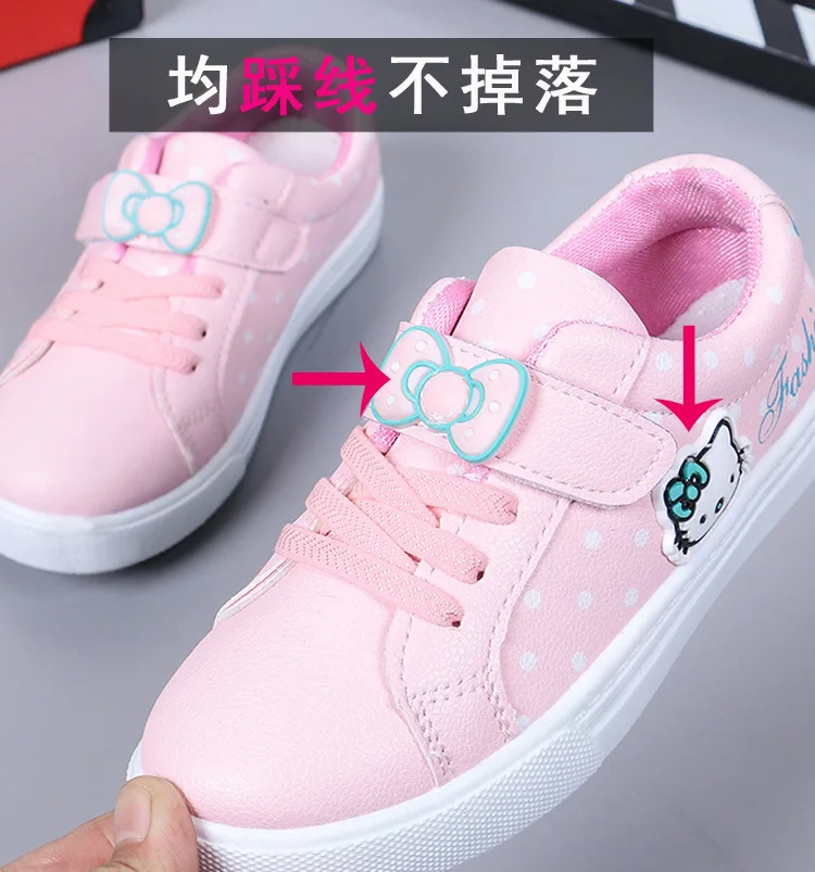 Детская маленькая белая обувь для девочек коллекция 2019 года сезон весна новые