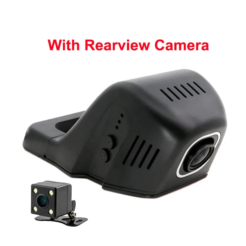 Two Camera Lens Jabriel скрытая Wi-Fi мини-автомобильная Камара 17" широкоугольный Wifi видео рекордер мини-камера Авто двойной видеорегистратор 2 видеорегистратора HD 1080P Автомобильный видеорегистратор - Название цвета: Two Camera Lens