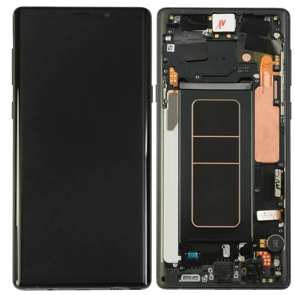 100% SUPER AMOLED 6 4 ''ЖК дисплей с рамкой для SAMSUNG GALAXY Note 9 Note9 N960D N960F сенсорный экран