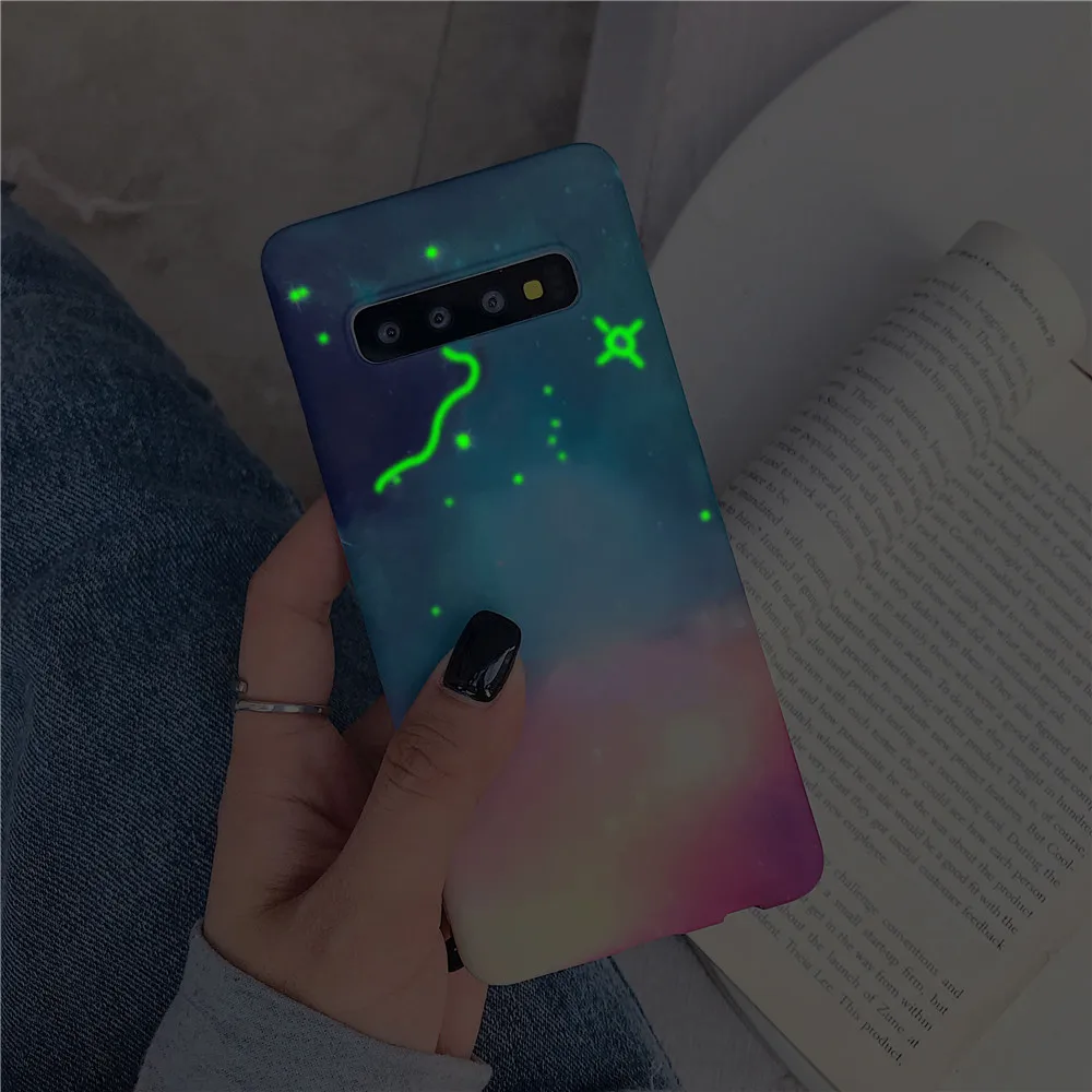 KISSCASE Starry Night Shine Case For iPhone 8 Plus 7 Star River Pattern Shining Hard XS Max XR X 6s |