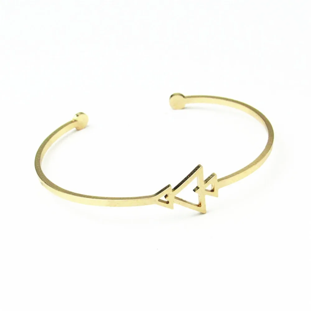 8 сезонов нержавеющая сталь Открытый браслет браслеты розовое золото серебро