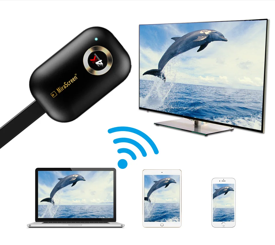 Беспроводной hdmi ключ с дисплеем 2 4 + 5 8 ГГц 4K DLNA Airplay зеркальное отображение экрана