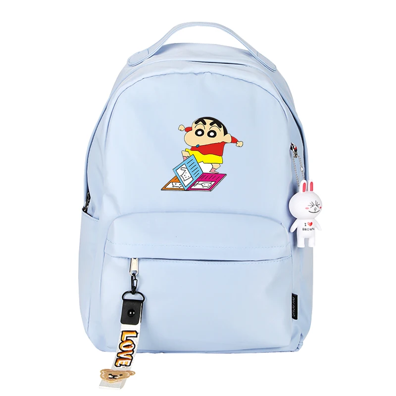 12 Crayon Shin-chan рюкзак с принтом Kawaii детские школьные сумки леденцовых цветов женский милый рюкзак туристический рюкзак Ainme Bagpack - Цвет: 12