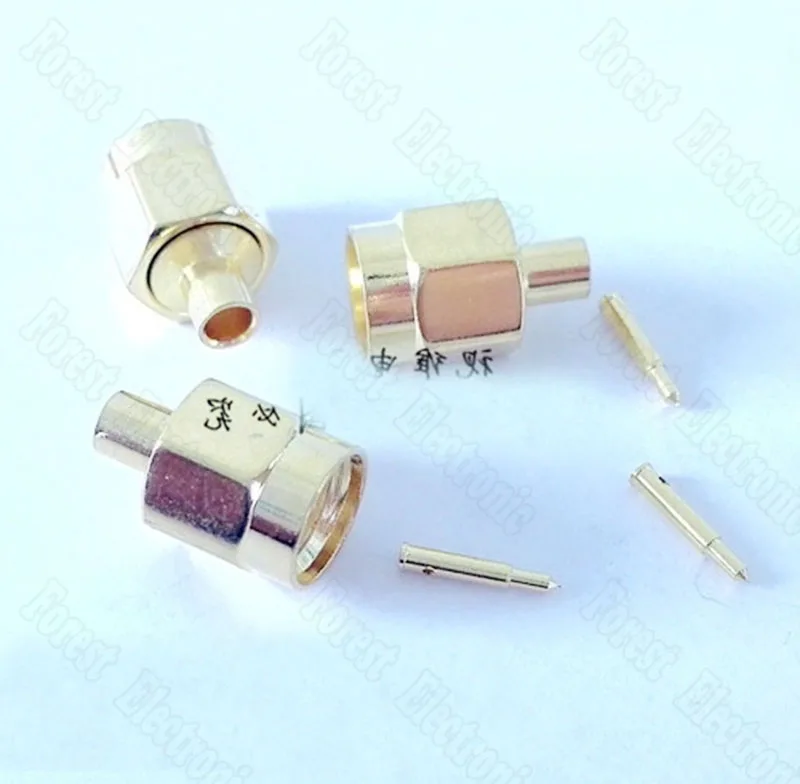 50 шт./лот SMA-JB2 мужской фидерный разъем внутренний винтовой полустальной и