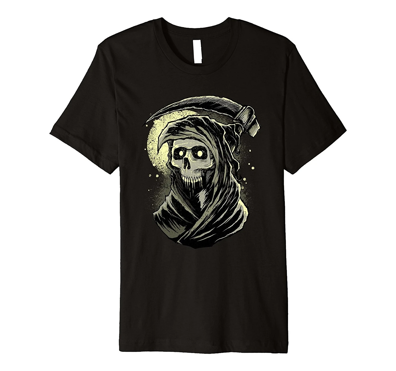 2019 Новая летняя модная мужская футболка Grim Reaper by Night Skull ужасная Футболка