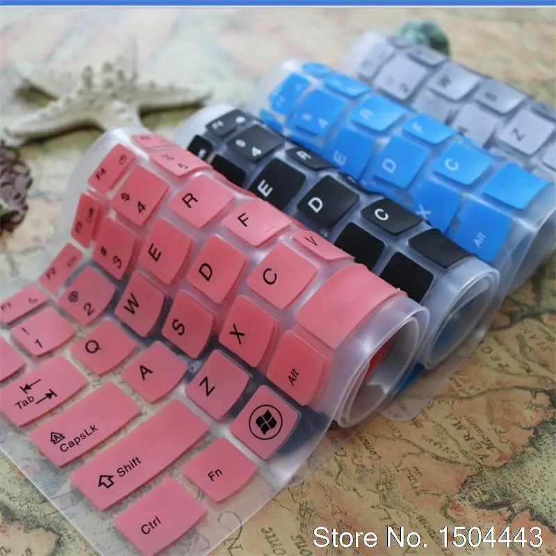 Силиконовый чехол для клавиатуры ноутбука Dell Insprion Ins15 5567 5000 17Cr Vostro 15 3549R 3558 3559 3541 6/17