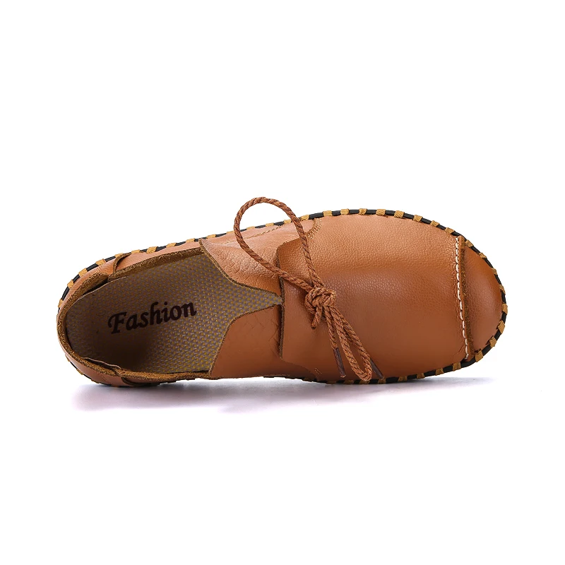 Designer Leather Shoes Hard-Wearing Men Casual Mens Loafers Flat With High Quality erkek ayakkabi 38-50 | Обувь