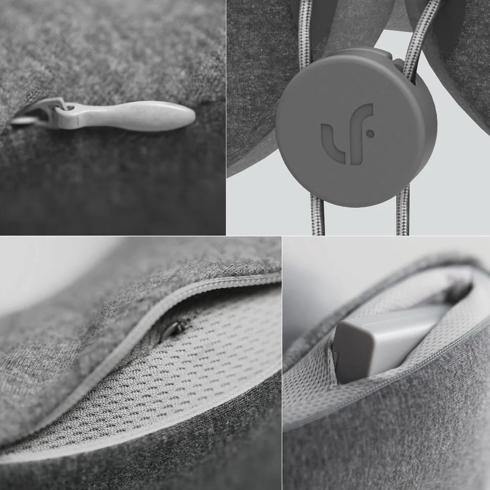 Xiaomi Mijia Leravan LF подушка для шеи Relax мышечная терапия массажер электронный умный сон подушка для офиса дома с батареей AA