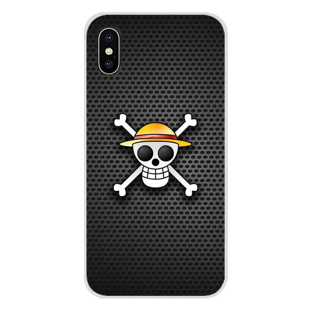 For Samsung Galaxy J1 J2 J3 J4 J5 J6 J7 J8 Plus 2018 Prime 2015 2016 2017 Mobile Phone Cases cool One Piece Straw Hat skull flag | Мобильные