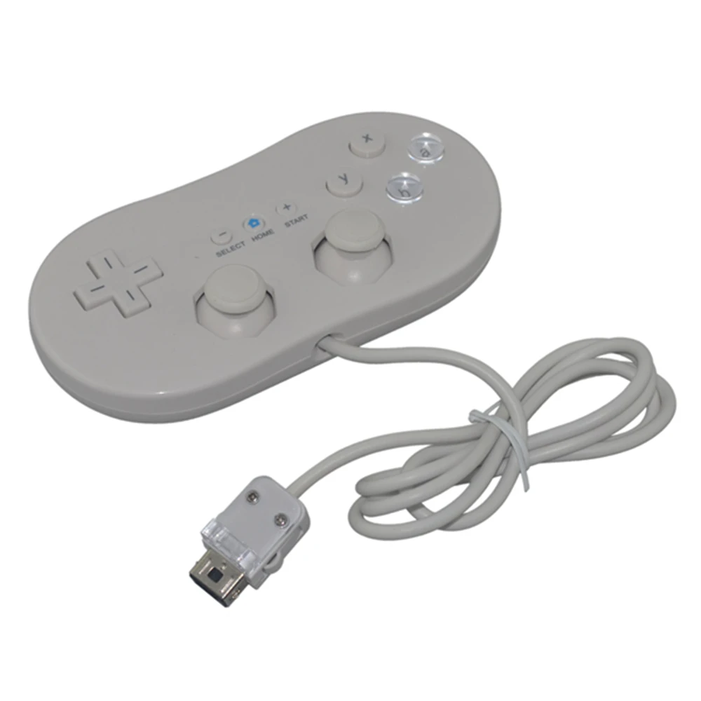 Черный/белый для Nintendo Wii Classic проводной игровой контроллер удаленный геймпад Pro