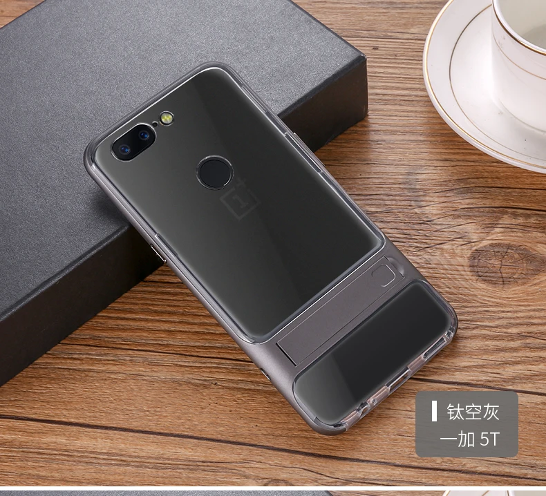 Для Oneplus 5 лет случае 360 Защитный с выдвижной ножкой PC+ TPU ударопрочность держатель чехол для Oneplus 5 T чехол для телефона Coque для Oneplus 3t