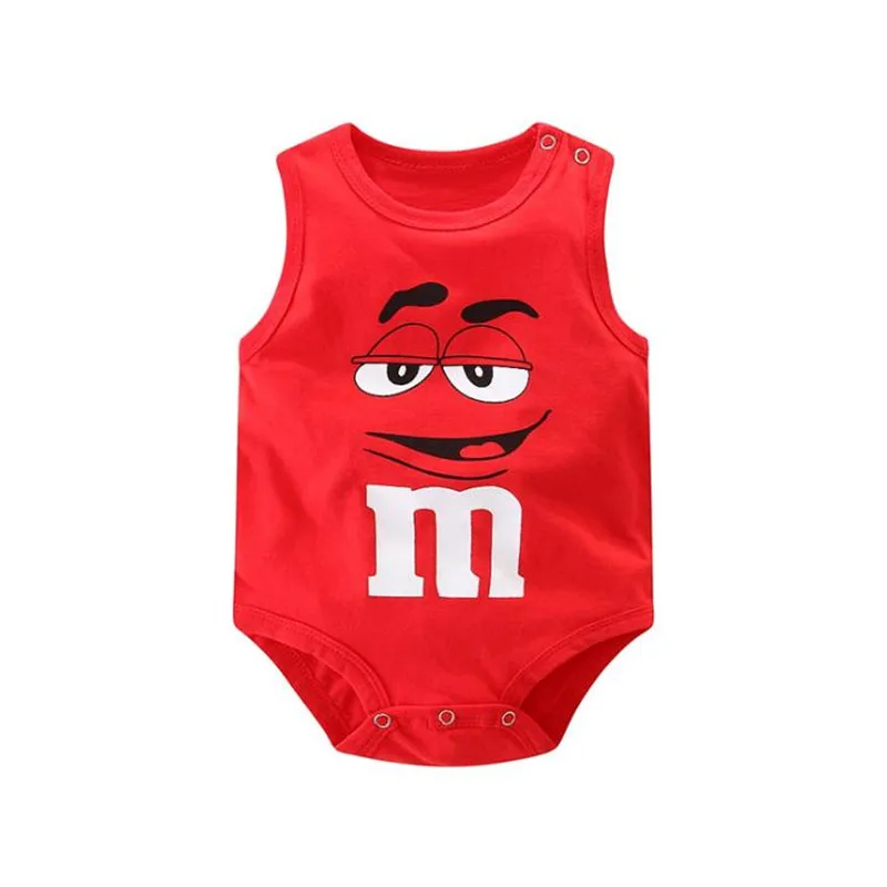 Боди для новорожденных мальчиков и девочек боди без рукавов Одежда хлопковая