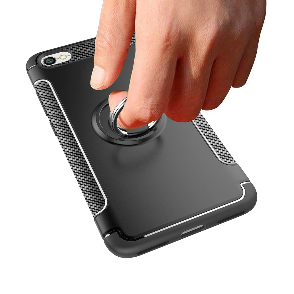 AXBETY для redmi note 5a 16 ГБ Чехлы комбинированное магнитное кольцо Броня крышка