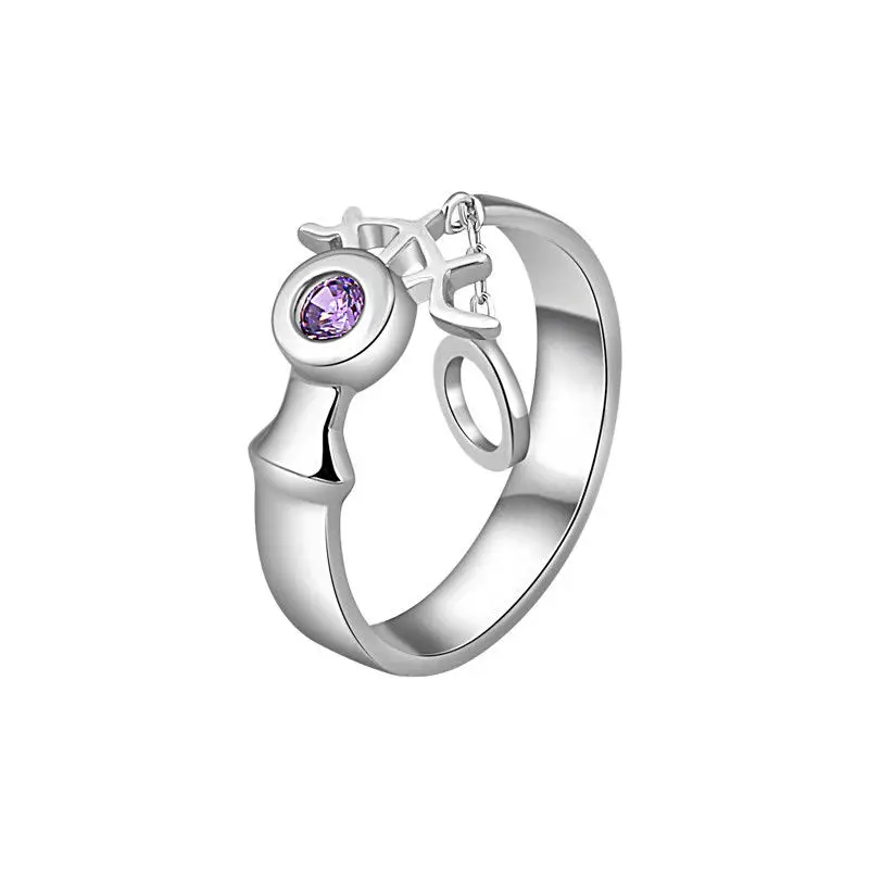 Аниме Fate Stay/night FSN Rider кольцо с Медузой Горгоной 925 пробы Серебряный косплей