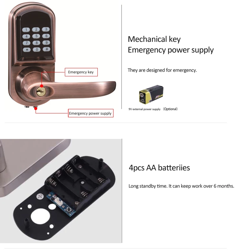CYPATLIC электронный Bluetooth Cadeado Smart Pin код цифровой дверной замок без ключа Пароль замок для гостиницы и квартиры